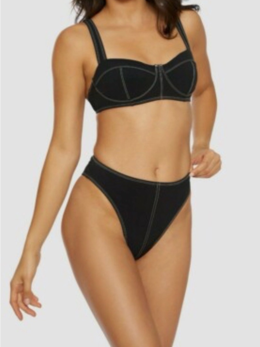 Dolce vita black high waisted bikini